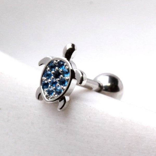 316L Stainless Steel Ocean Blue Turtle Earring - Shop Style & More | Fresh Looks, Everyday Deals & Free Shipping