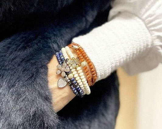 Harper Rhodonite Heart Bracelet - Shop Style & More | Fresh Looks, Everyday Deals & Free Shipping