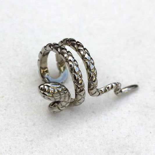 316L Stainless Steel Snake Double Ring Fake - Shop Style & More | Fresh Looks, Everyday Deals & Free Shipping