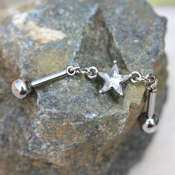 316L Stainless Steel Prong Set Star Chain - Shop Style & More | Fresh Looks, Everyday Deals & Free Shipping