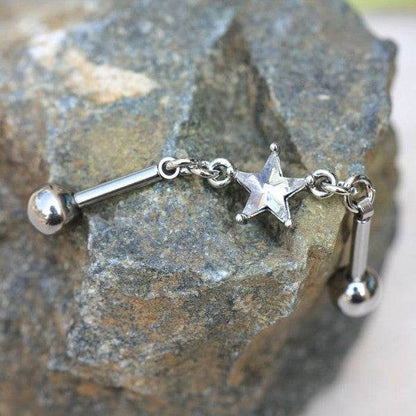 316L Stainless Steel Prong Set Star Chain - Shop Style & More | Fresh Looks, Everyday Deals & Free Shipping