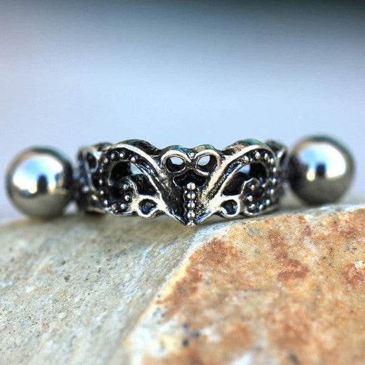 316L Stainless Steel Ornate Tiara Cartilage Cuff - Shop Style & More | Fresh Looks, Everyday Deals & Free Shipping