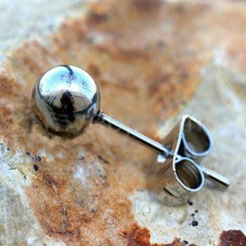 Pair of 316L Stainless Surgical Steel Ball - Shop Style & More | Fresh Looks, Everyday Deals & Free Shipping