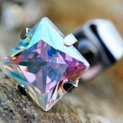 Pair of 316L Stainless Steel Aurora Borealis - Shop Style & More | Fresh Looks, Everyday Deals & Free Shipping