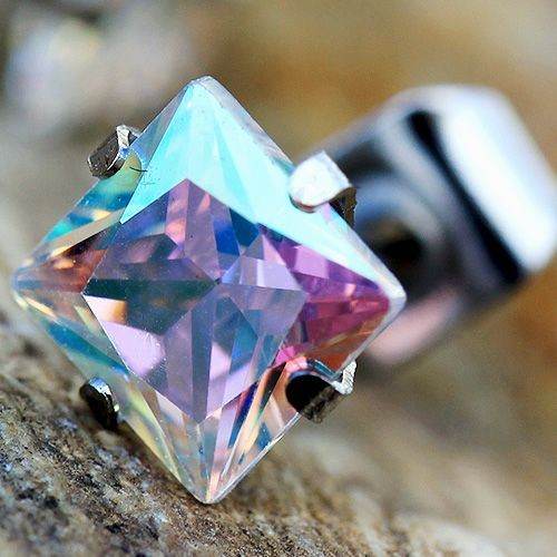 Pair of 316L Stainless Steel Aurora Borealis - Shop Style & More | Fresh Looks, Everyday Deals & Free Shipping
