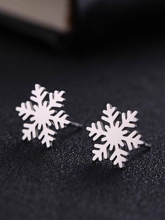 Fashion Snowflake Stud Earrings Christmas Earrings - Shop Style & More | Fresh Looks, Everyday Deals & Free Shipping
