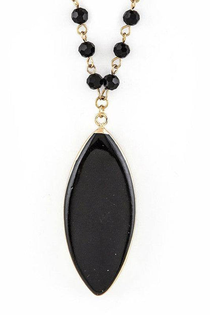 Beads & Precious Stone Pendant Necklace - Shop Style & More | Fresh Looks, Everyday Deals & Free Shipping