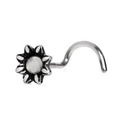 Jeweled Flower Nose Screw Ring - Shop Style & More | Fresh Looks, Everyday Deals & Free Shipping