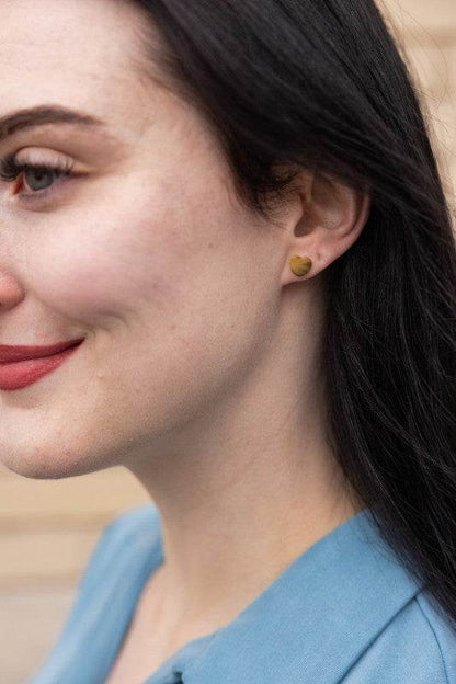 Luxe Heart Studs - Gold - Shop Style & More | Fresh Looks, Everyday Deals & Free Shipping