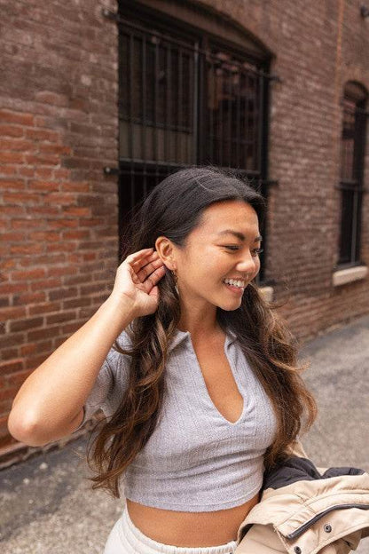 Luxe Star Hoops - Silver - Shop Style & More | Fresh Looks, Everyday Deals & Free Shipping