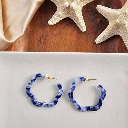 Posey Hoops - Ocean Waves - Shop Style & More | Fresh Looks, Everyday Deals & Free Shipping