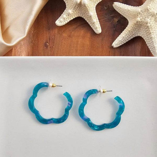 Posey Hoops - Sea Green - Shop Style & More | Fresh Looks, Everyday Deals & Free Shipping
