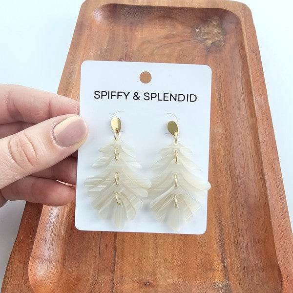 Petite Palm Earrings - Seashell - Shop Style & More | Fresh Looks, Everyday Deals & Free Shipping