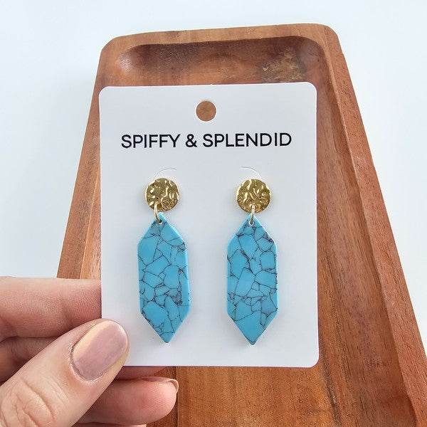 Gemma Earrings - Turquoise - Shop Style & More | Fresh Looks, Everyday Deals & Free Shipping