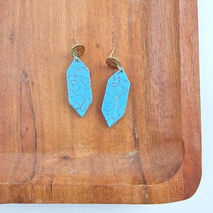 Gemma Earrings - Turquoise - Shop Style & More | Fresh Looks, Everyday Deals & Free Shipping