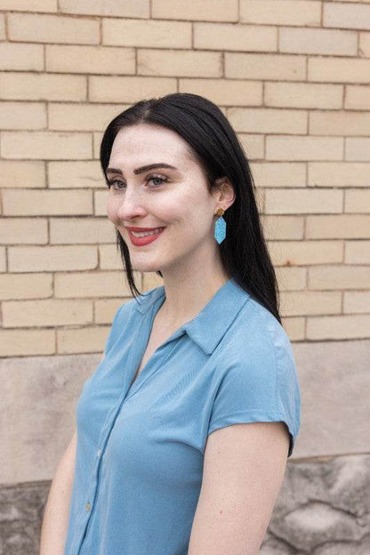 Gemma Earrings - Turquoise - Shop Style & More | Fresh Looks, Everyday Deals & Free Shipping
