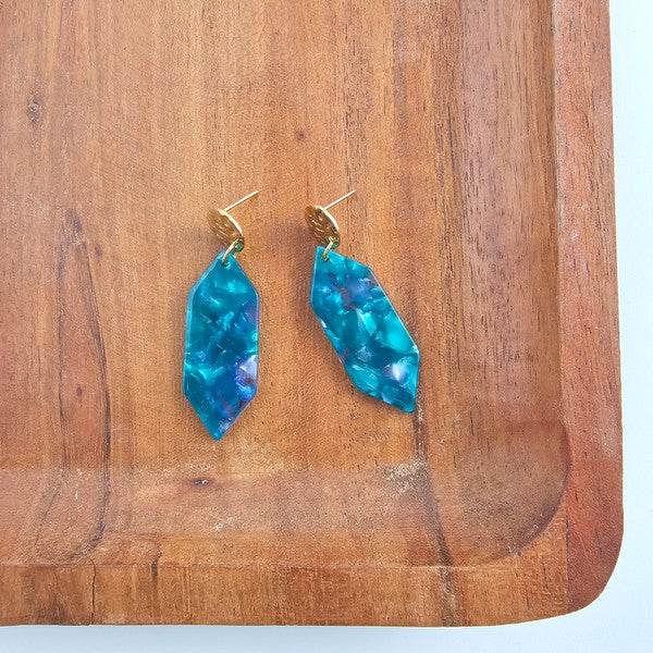 Gemma Earrings - Sea Green - Shop Style & More | Fresh Looks, Everyday Deals & Free Shipping