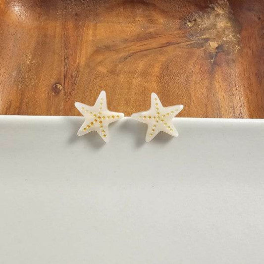 Starfish Studs - Ivory - Shop Style & More | Fresh Looks, Everyday Deals & Free Shipping