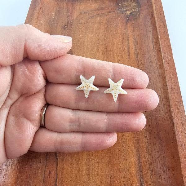 Starfish Studs - Ivory - Shop Style & More | Fresh Looks, Everyday Deals & Free Shipping