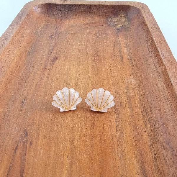 Seashell Studs - Pink Pearl - Shop Style & More | Fresh Looks, Everyday Deals & Free Shipping