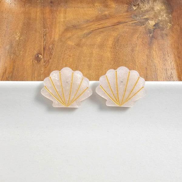 Seashell Studs - Pink Pearl - Shop Style & More | Fresh Looks, Everyday Deals & Free Shipping