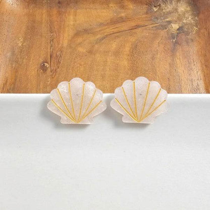 Seashell Studs - Pink Pearl - Shop Style & More | Fresh Looks, Everyday Deals & Free Shipping