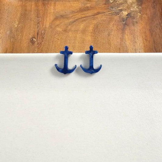 Anchor Studs - Navy - Shop Style & More | Fresh Looks, Everyday Deals & Free Shipping