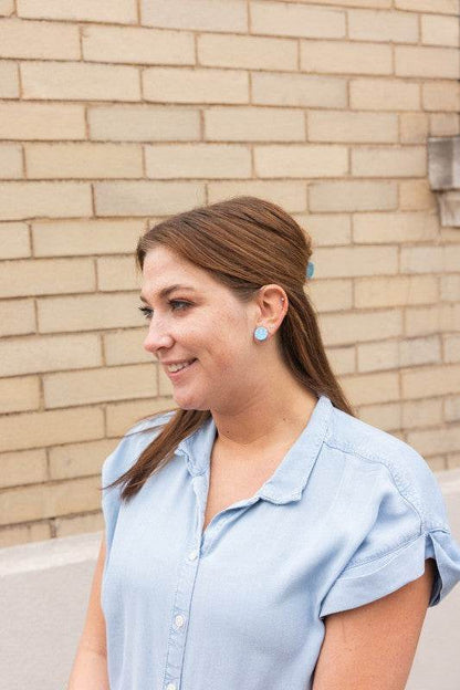 Sophie Studs - Turquoise - Shop Style & More | Fresh Looks, Everyday Deals & Free Shipping