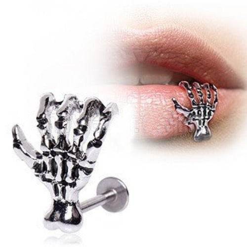 316L Surgical Steel Zombie Claw Labret - Lip - Shop Style & More | Fresh Looks, Everyday Deals & Free Shipping