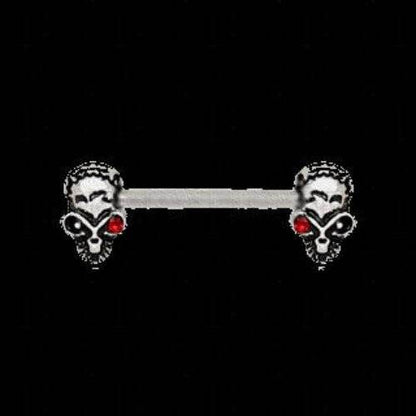 316L Stainless Steel Red Eye Alien Skull Nipple - Shop Style & More | Fresh Looks, Everyday Deals & Free Shipping