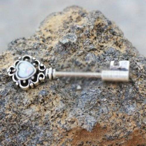 316L Stainless Steel Victorian Key Nipple Bar with - Shop Style & More | Fresh Looks, Everyday Deals & Free Shipping
