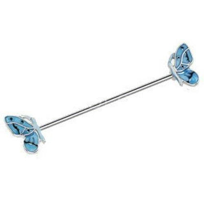 316L Stainless Steel Double Blue Butterfly - Shop Style & More | Fresh Looks, Everyday Deals & Free Shipping
