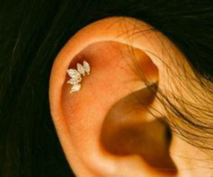 Royal Crystal Crown Cartilage Earring - Shop Style & More | Fresh Looks, Everyday Deals & Free Shipping