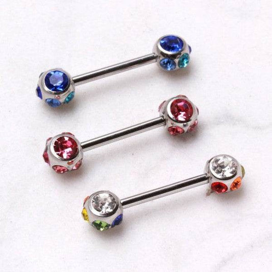 316L Surgical Steel Nipple Bar with Multi - Shop Style & More | Fresh Looks, Everyday Deals & Free Shipping