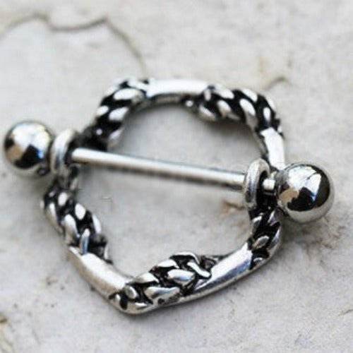 316L Stainless Steel Rope Wrapped Around Nipple - Shop Style & More | Fresh Looks, Everyday Deals & Free Shipping