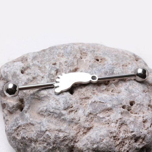 316L Surgical Steel Industrial Barbell Barefoot - Shop Style & More | Fresh Looks, Everyday Deals & Free Shipping