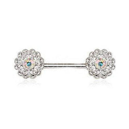 316L Stainless Steel Aurora Flower Cluster Nipple - Shop Style & More | Fresh Looks, Everyday Deals & Free Shipping