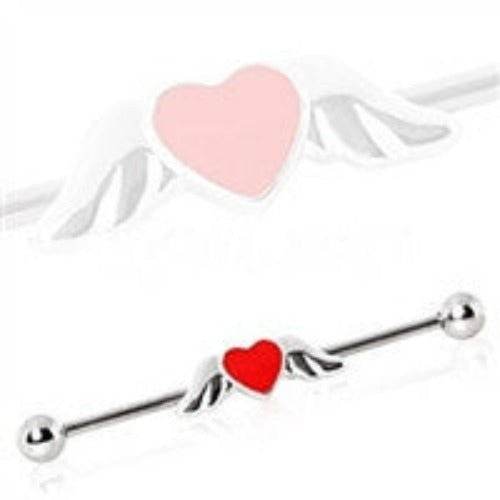 Industrial Barbell with Winged Heart - Shop Style & More | Fresh Looks, Everyday Deals & Free Shipping
