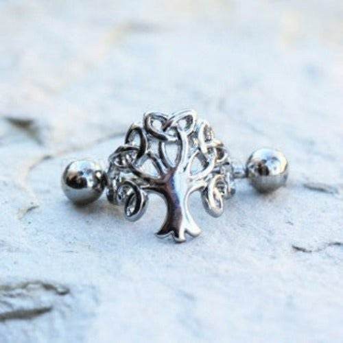 316L Stainless Steel Tree of Life Cartilage Cuff - Shop Style & More | Fresh Looks, Everyday Deals & Free Shipping