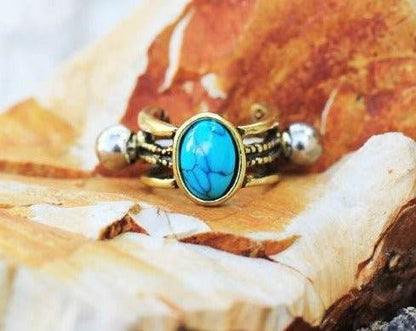 Antique Gold Cartilage Ear Cuff with Oval - Shop Style & More | Fresh Looks, Everyday Deals & Free Shipping