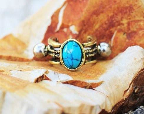 Antique Gold Cartilage Ear Cuff with Oval - Shop Style & More | Fresh Looks, Everyday Deals & Free Shipping