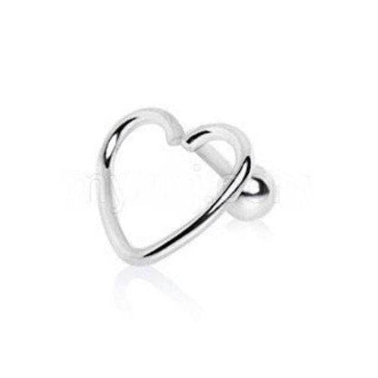 316L Stainless Steel Love Struck Heart Cartilage - Shop Style & More | Fresh Looks, Everyday Deals & Free Shipping
