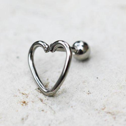 316L Stainless Steel Love Struck Heart Cartilage - Shop Style & More | Fresh Looks, Everyday Deals & Free Shipping