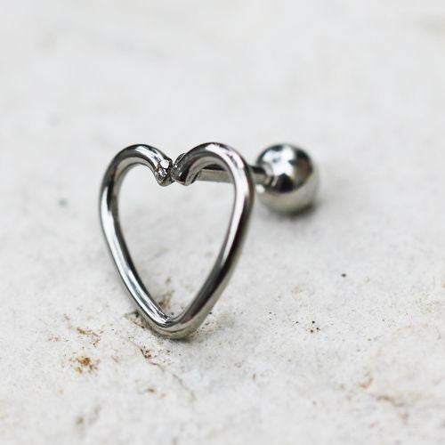 316L Stainless Steel Love Struck Heart Cartilage - Shop Style & More | Fresh Looks, Everyday Deals & Free Shipping