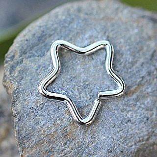 316L Stainless Steel Star Shaped Cartilage Earring - Shop Style & More | Fresh Looks, Everyday Deals & Free Shipping
