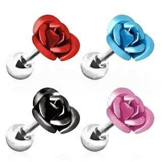 Metallic Rose Cartilage Earring - Shop Style & More | Fresh Looks, Everyday Deals & Free Shipping