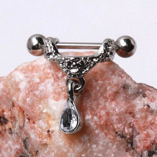 Celtic Floral Tiara Ear Cuff with Tear Drop Dangle - Shop Style & More | Fresh Looks, Everyday Deals & Free Shipping