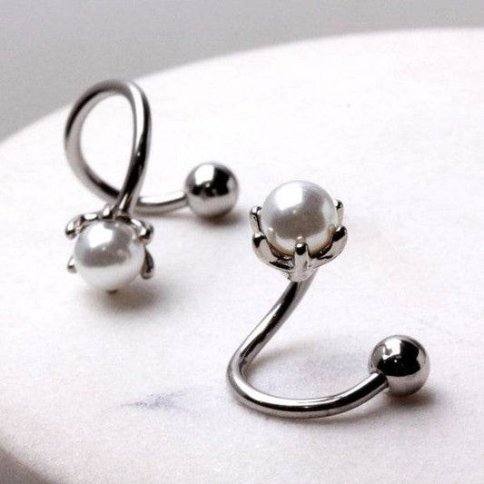 Pearl Twist Navel Belly Ring - Shop Style & More | Fresh Looks, Everyday Deals & Free Shipping