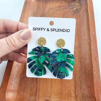 Leilani Earrings - Dark Green - Shop Style & More | Fresh Looks, Everyday Deals & Free Shipping
