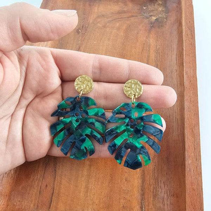 Leilani Earrings - Dark Green - Shop Style & More | Fresh Looks, Everyday Deals & Free Shipping